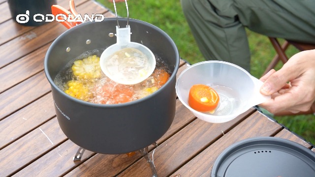 Amazon.com : Odoland 18pcs Camping Cookware Large Size Hanging Pot